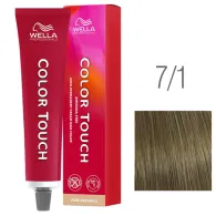 Wella Tinte Color Touch 7/1 Rubio Medio Ceniza